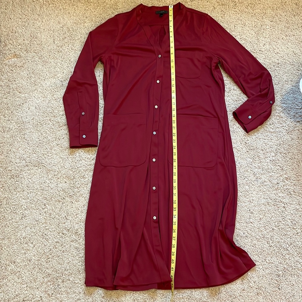 J.Crew Burgundy Dress - Picture 2 of 11